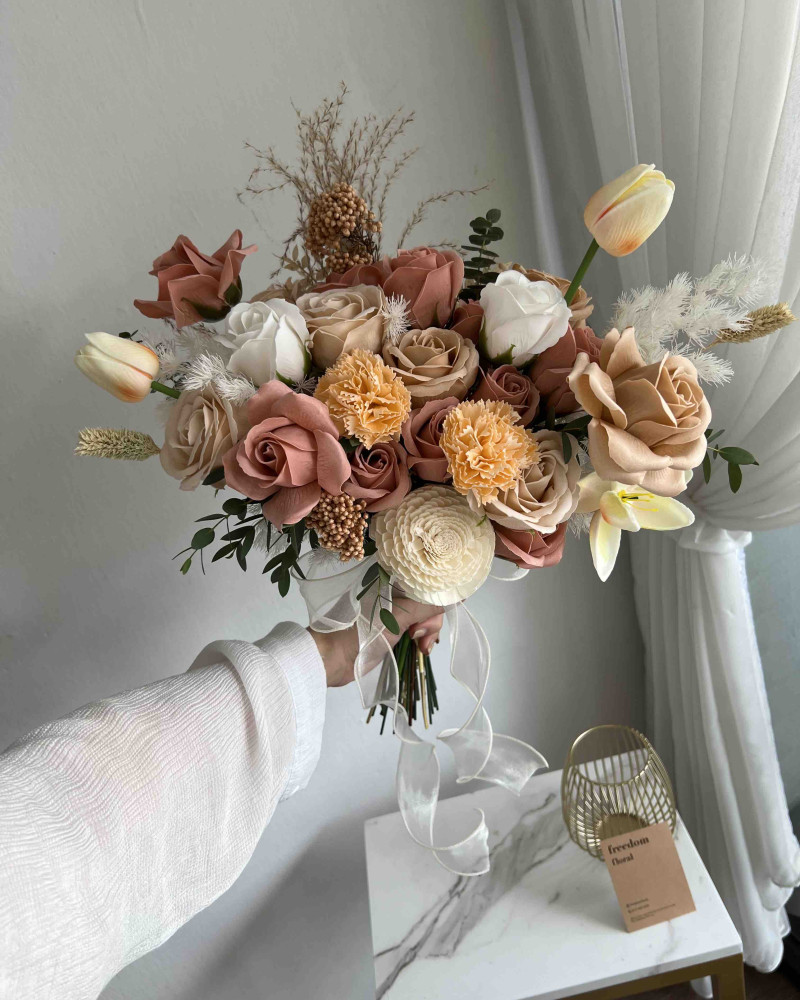 Love Story Bridal Bouquet (Soap Flower)