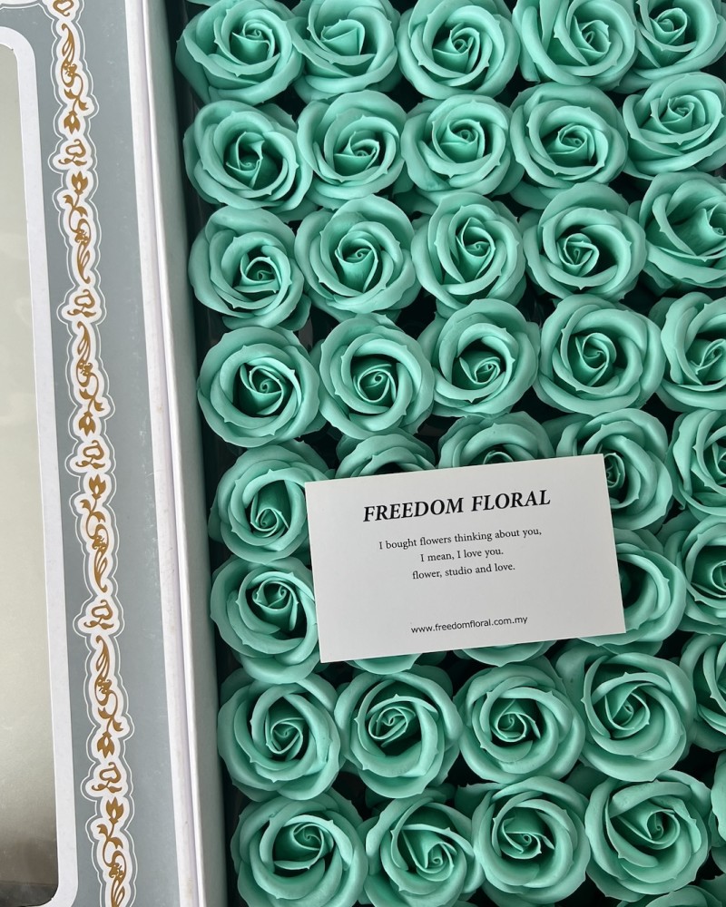 3 Layer Soap Rose(tiffany green)