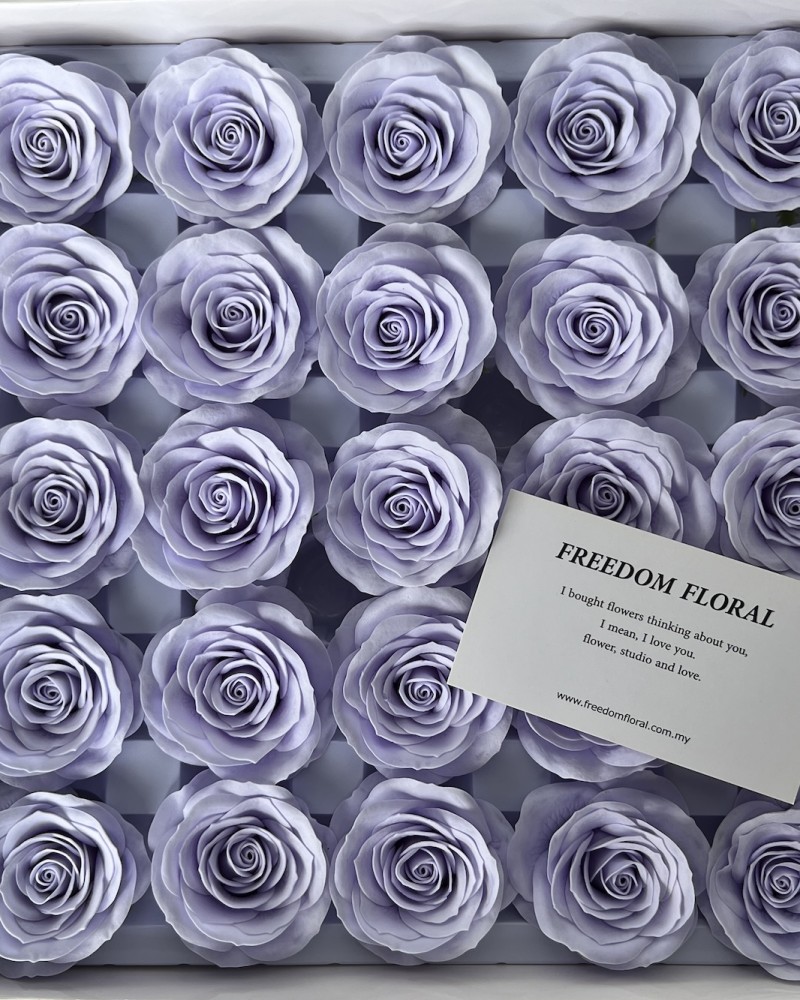 ZS Awakening Rose Soap flower 苏醒玫瑰(Purple PP01)