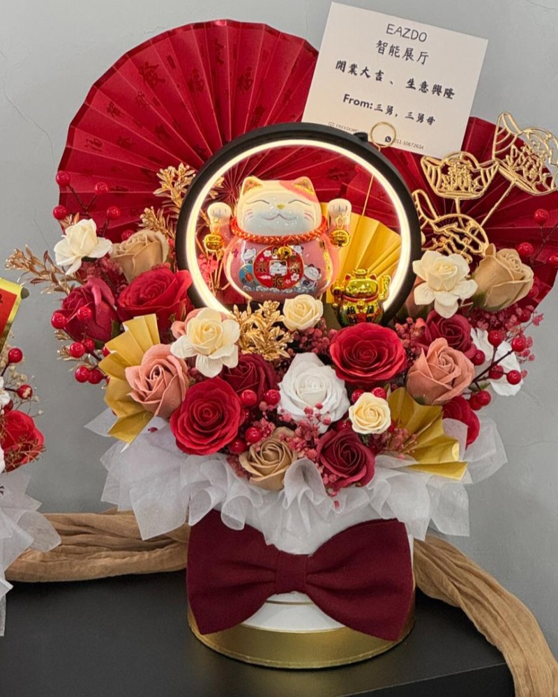 Flower Box(15) (Soap Flower + Preserved Flower)