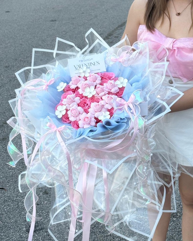 cotton candy veil 棉糖轻纱