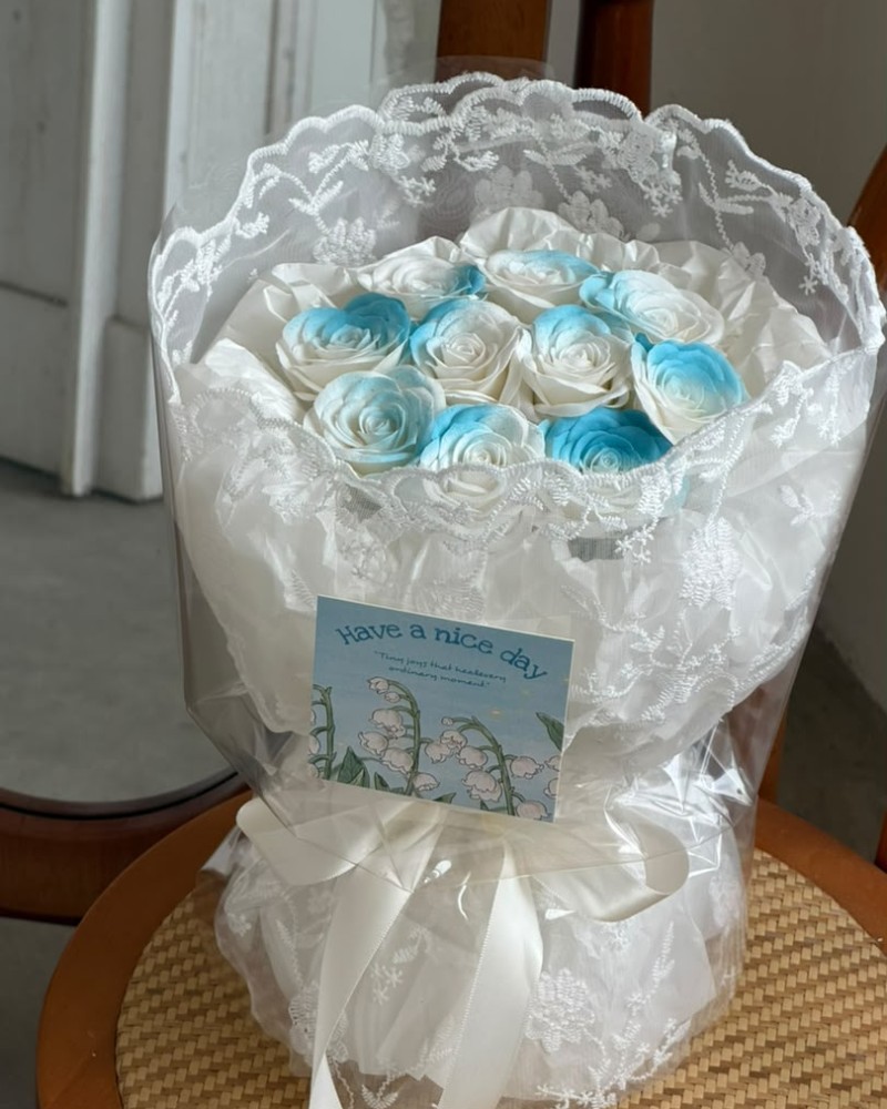 蓝色心愿 Blue Wish（soap flower）